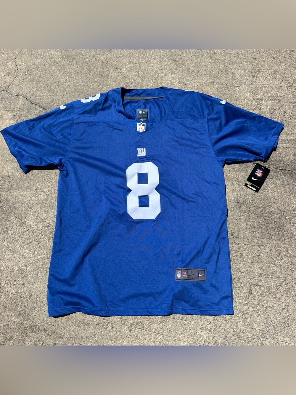 Nike NFL New York Giants Daniel Jones  #8 Football Jersey
